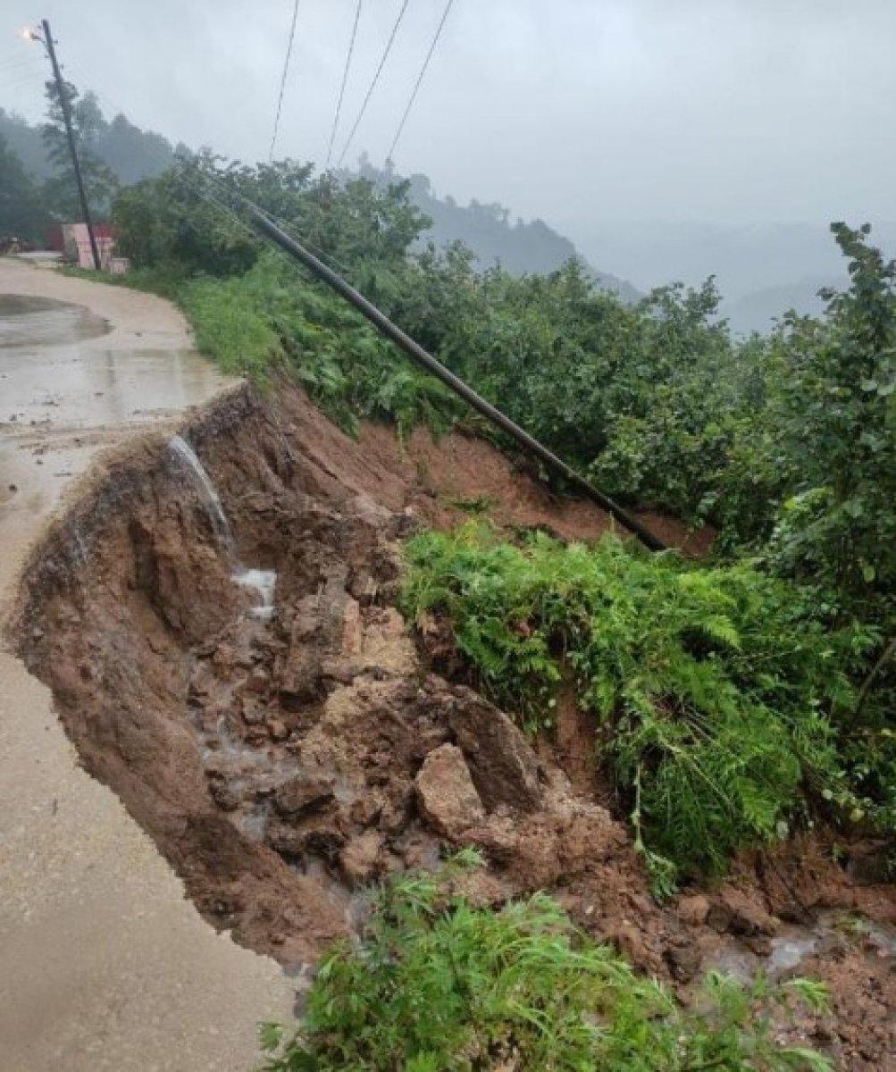 Ordu'ya bir günde 260 kilogram yağmur düştü
