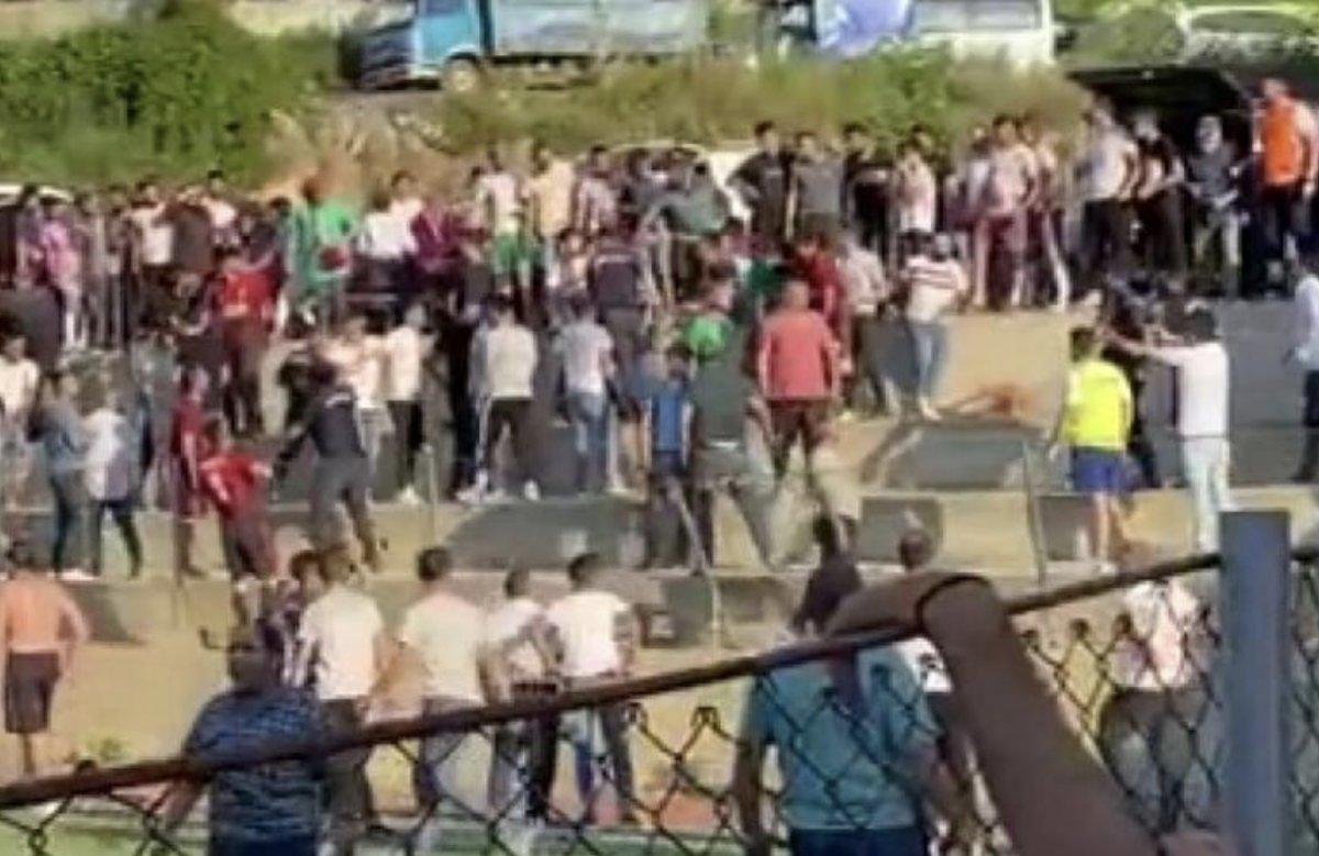 Zonguldak'ta futbol maçında kavga: 2'si jandarma 3 yaralı