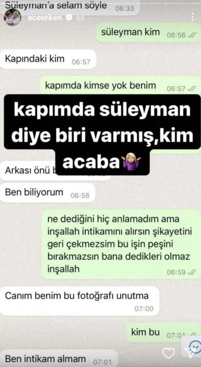 Ece Erken, öldürülen eşinin kardeşi tarafından tehdit edildiğini açıkladı