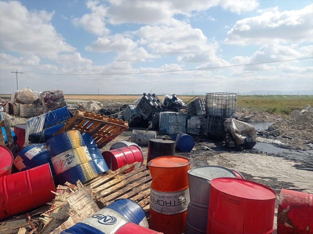 Konya'da kimyasal atıklar 20 hayvanı yaraladı