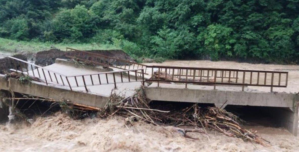 Ordu'ya bir günde 260 kilogram yağmur düştü