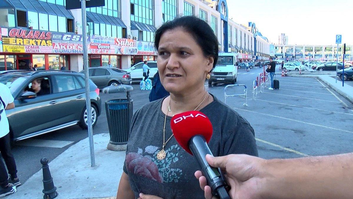 İstanbul'da otogarda dönüş hareketliliği