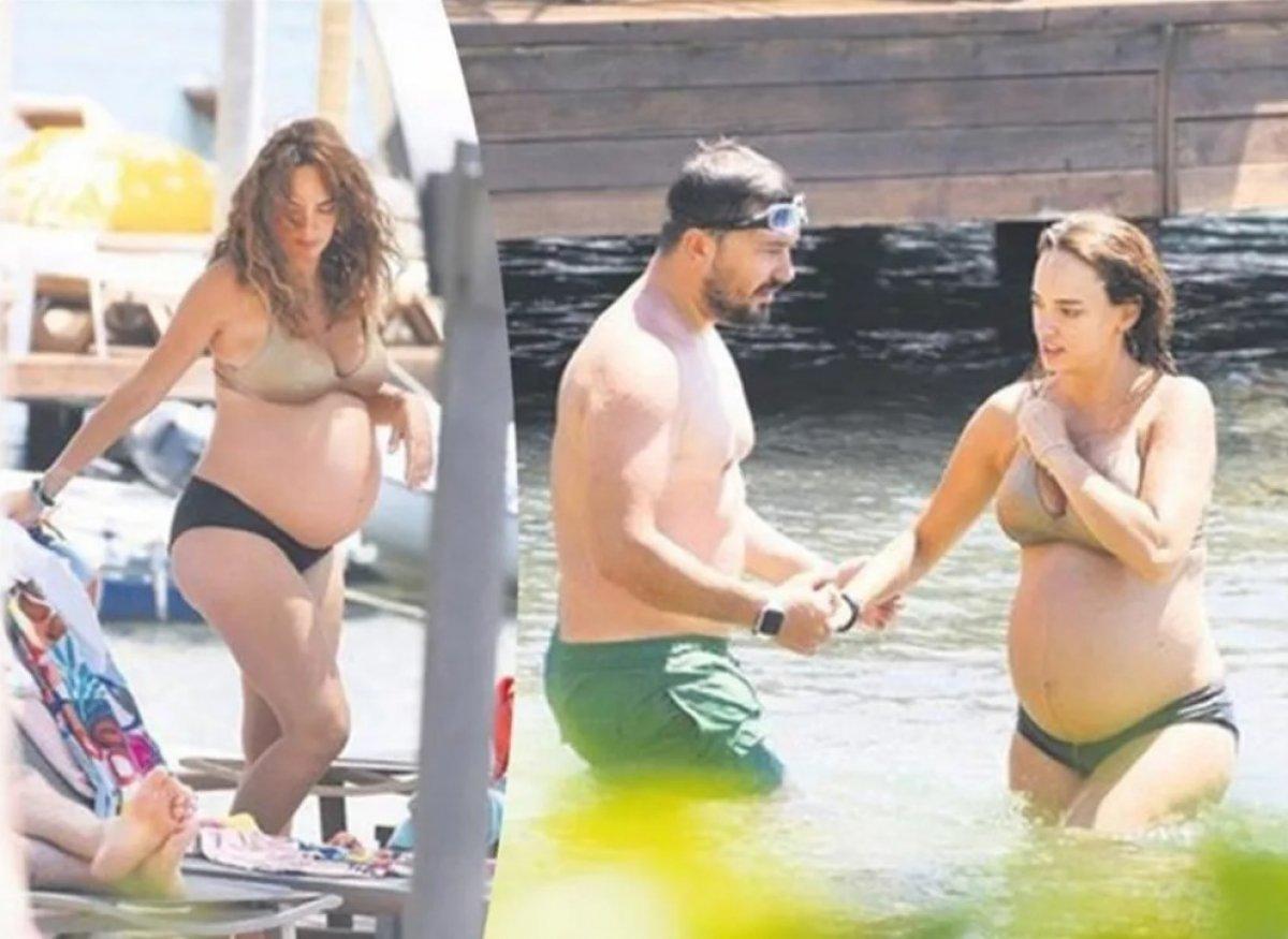 Seda Bakan, Bodrum’daki halk plajında eğlendi