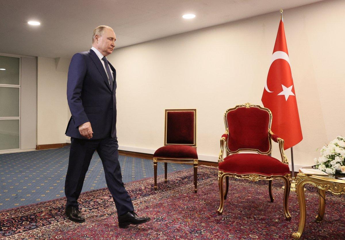 Rusya Devlet Başkanı Putin, Cumhurbaşkanı Erdoğan'ı beklerken