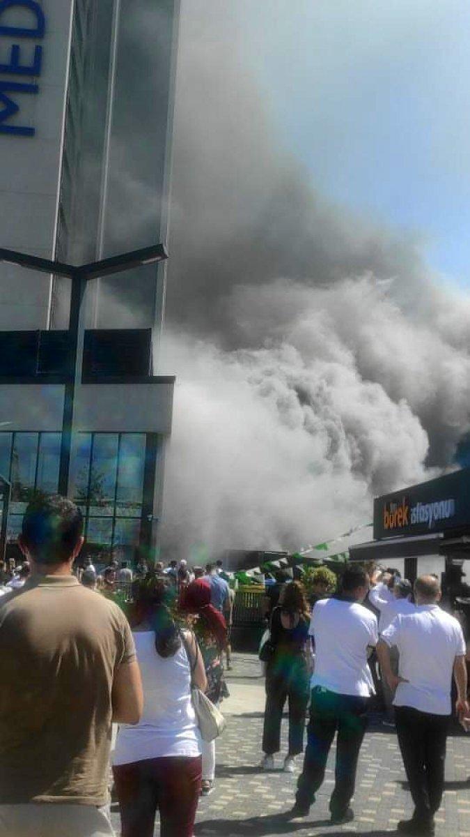 Bursa'daki özel hastanede yangın paniği