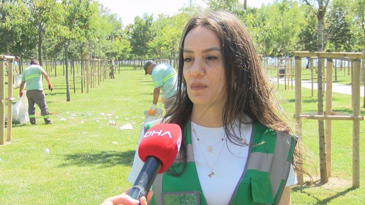 İstanbul'da bayram tatilinden geriye bin 200 ton çöp kaldı