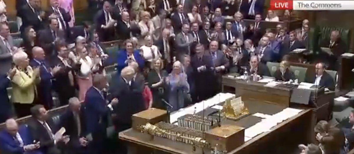 Boris Johnson veda konuşması yaptı