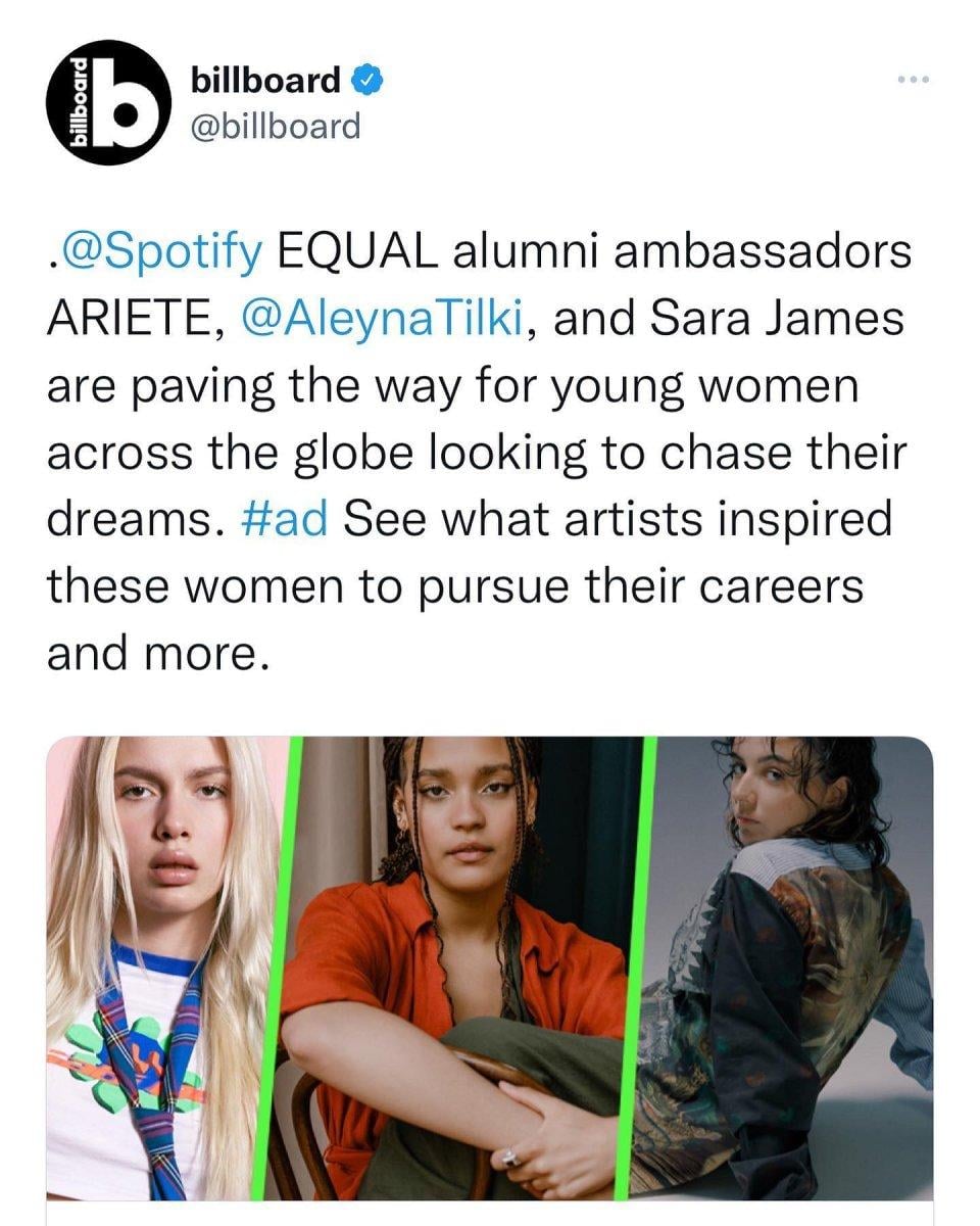 Aleyna Tilki, Billboard dergisine konuştu