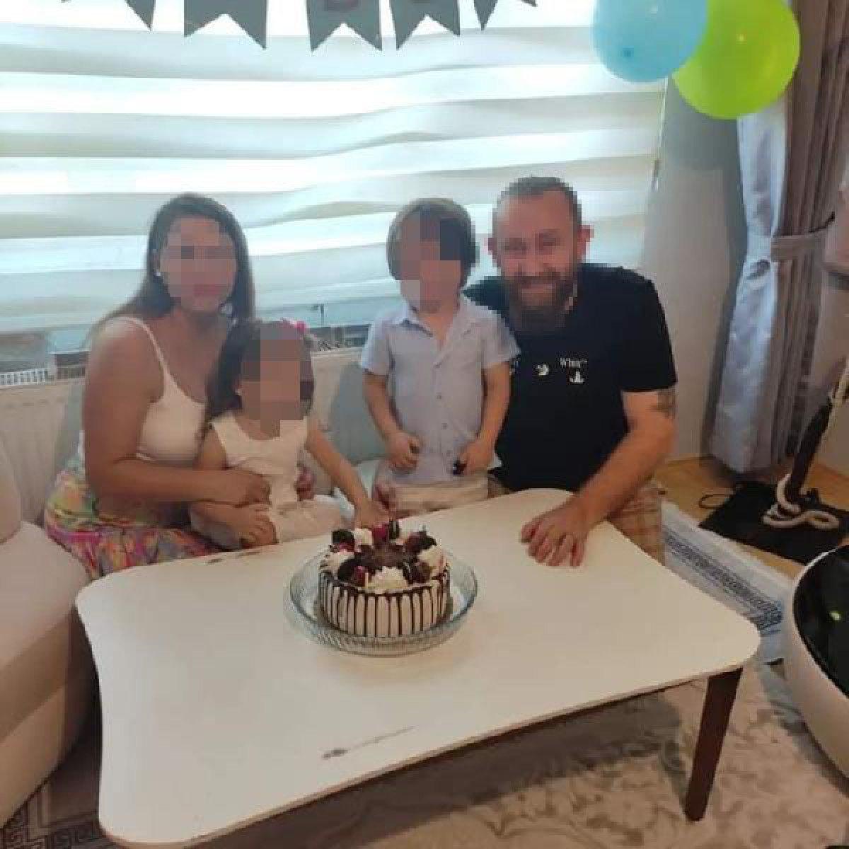 Bursa’da çocuklarının gözü önünde eşini dövdü