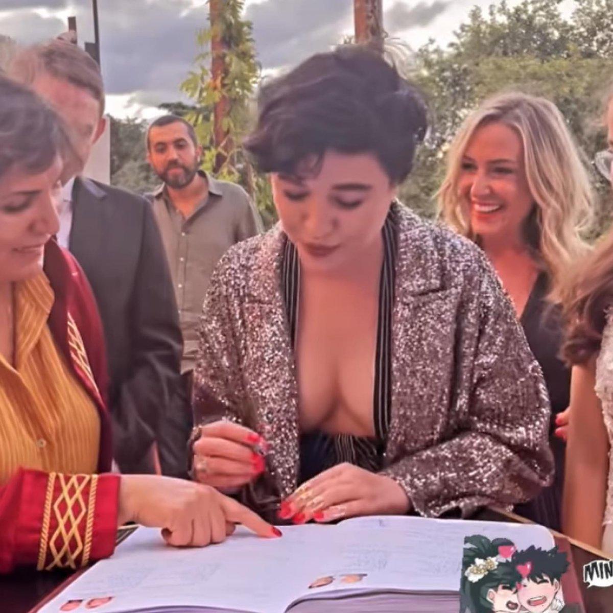 Gonca Vuslateri, nikah şahidi oldu