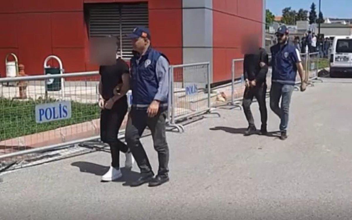 Gaziantep'te kapkaççıların telefonu çaldıkları an