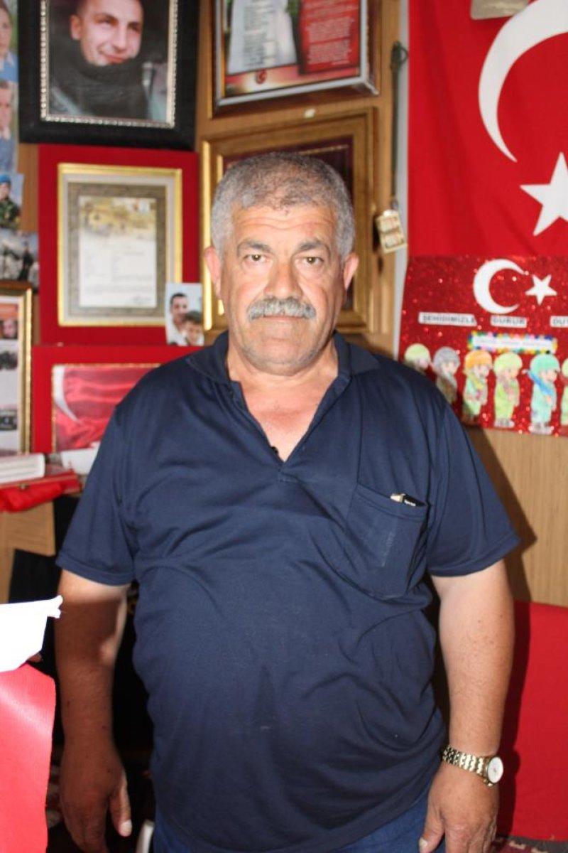 Şehit babası: Önce bir Türk, sonra bir Kürt olarak devletim beni temsil ediyor