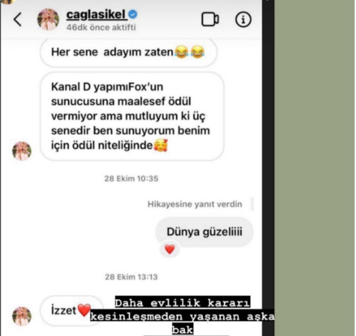 Çağla Şıkel ile İzzet Antebi'nin yazışmaları ortaya çıktı
