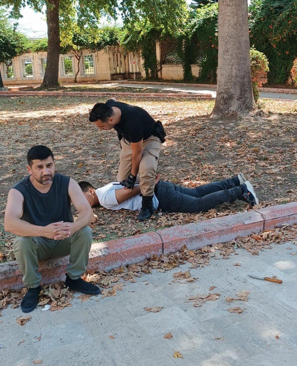 Adana’da Azerbaycanlı turistin parasını gasbetmeye çalıştı, yakalandı