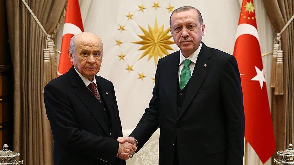 Cumhurbaşkanı Erdoğan, Devlet Bahçeli’yle telefonda görüştü