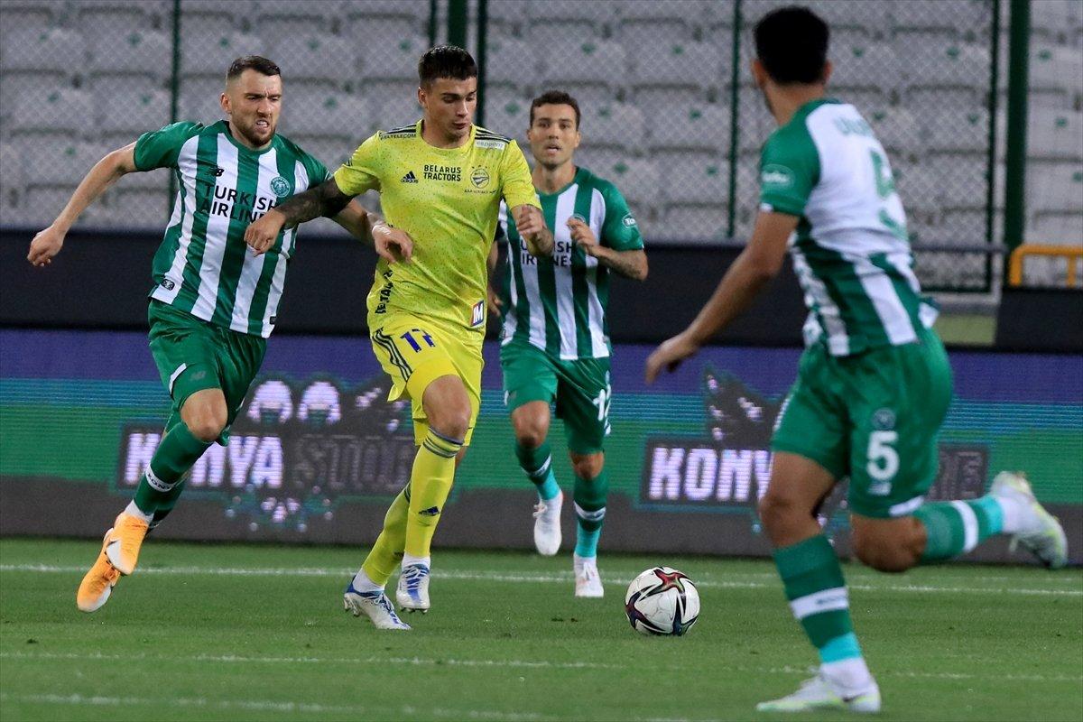 Konyaspor UEFA Avrupa Konferans Ligi ilk maçında BATE Borisov'u yendi