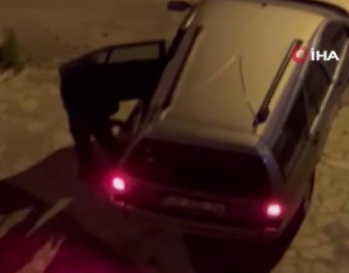 Büyükçekmece’de pişkin hırsızlar kamerada