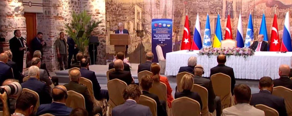 Antonio Guterres'in tahıl koridoru açıklaması: Erdoğan'ın ısrarlı çabalarıyla oldu