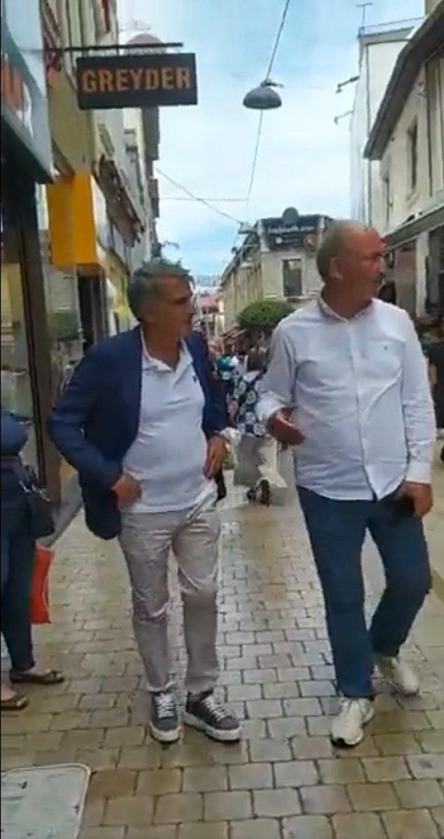Şenol Güneş'in sokaktaki tartışmaya tepkisi