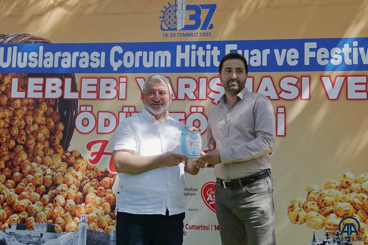 Çorum'un en iyi leblebi üreticileri belirlendi