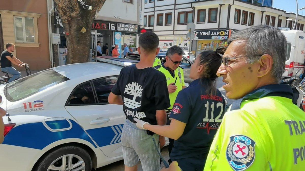 Bursa'da kadın sürücü engelli genci darbetti