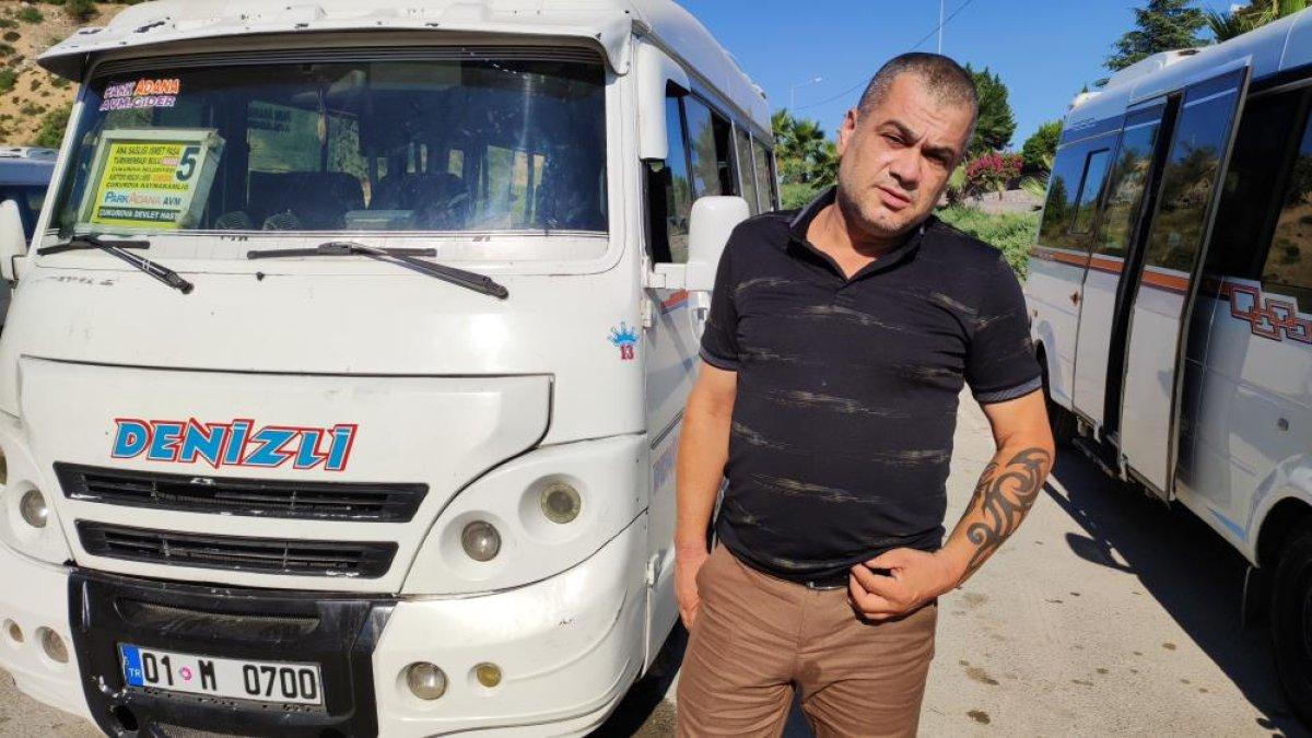 Adana'da epilepsi krizi geçiren çocuğu dolmuş şoförü kurtardı