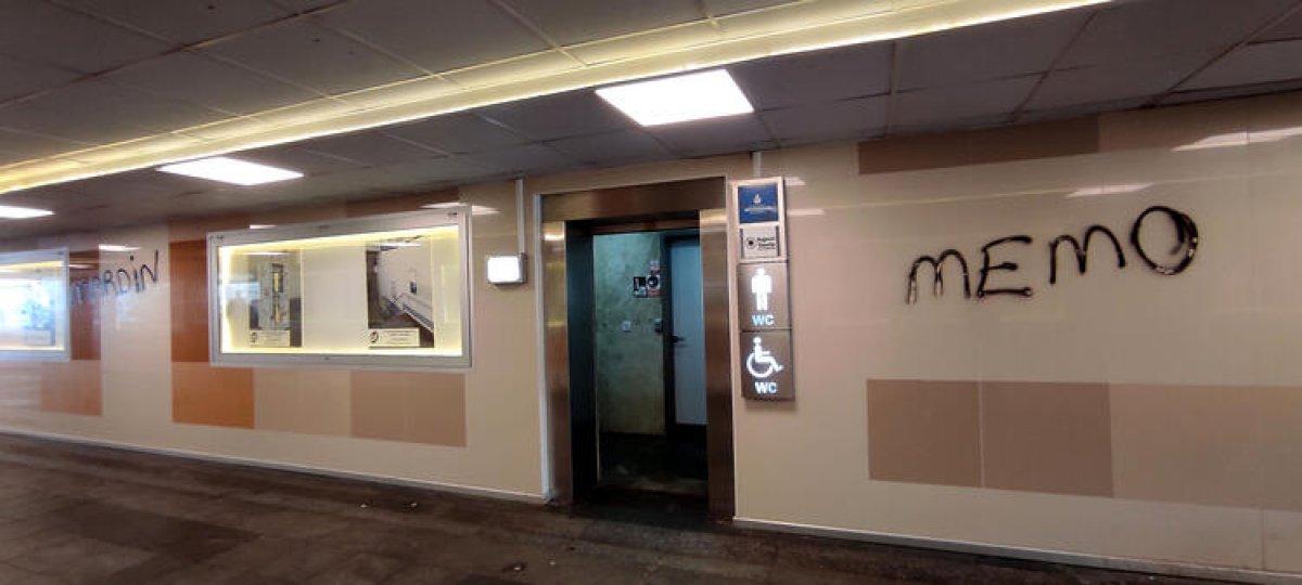 Karaköy'deki alt geçitte dehşet: Tuvalet görevlisini tinerle yaktı