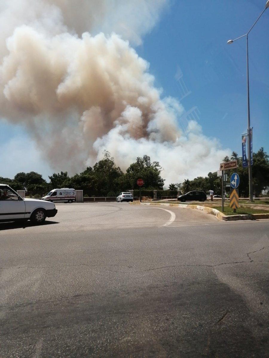 Antalya'daki orman yangını kontrol altında