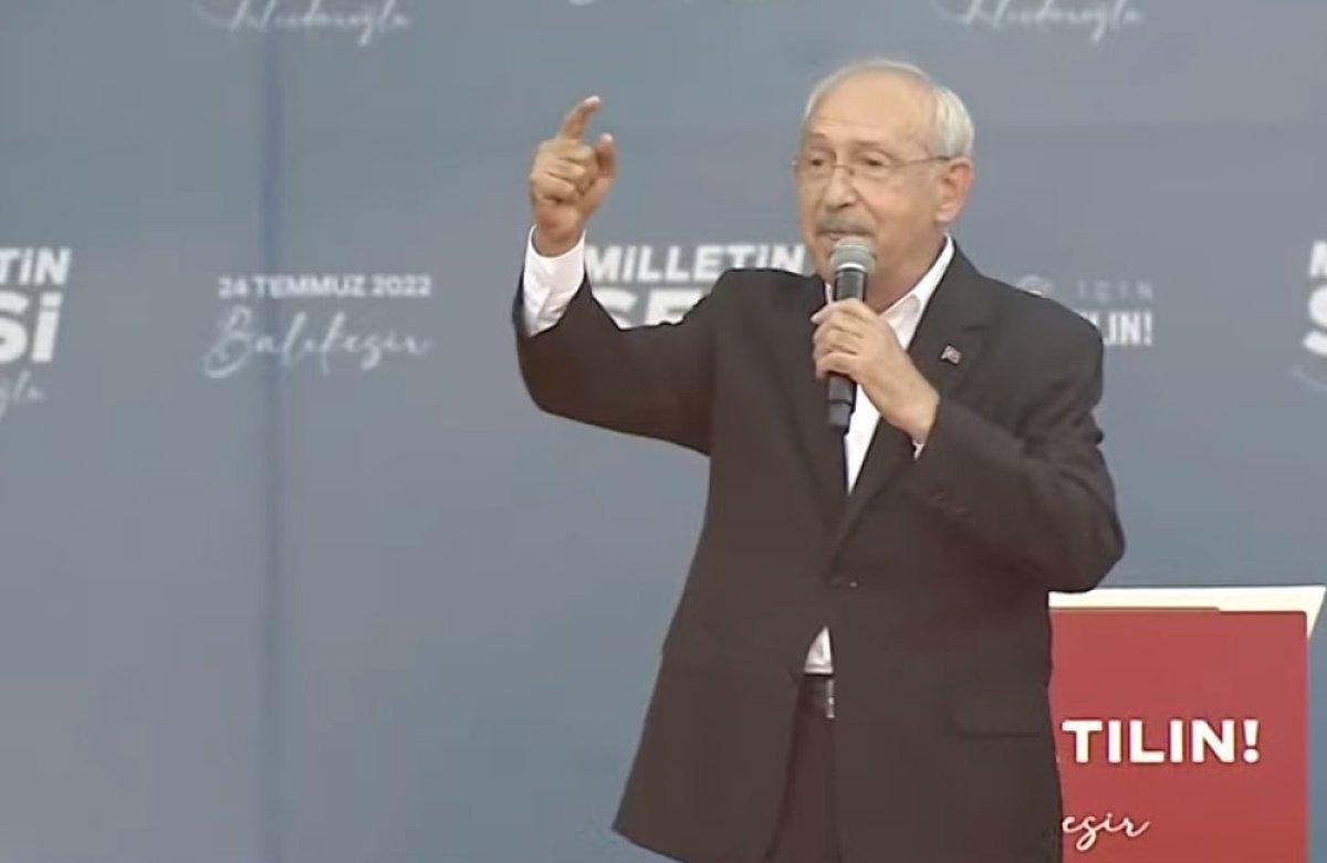 Kemal Kılıçdaroğlu Balıkesir'de konuştu