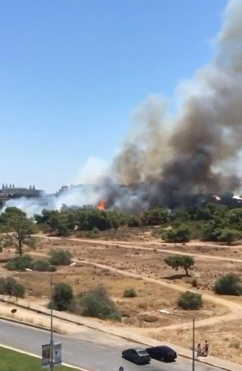 Antalya'daki orman yangını kontrol altında