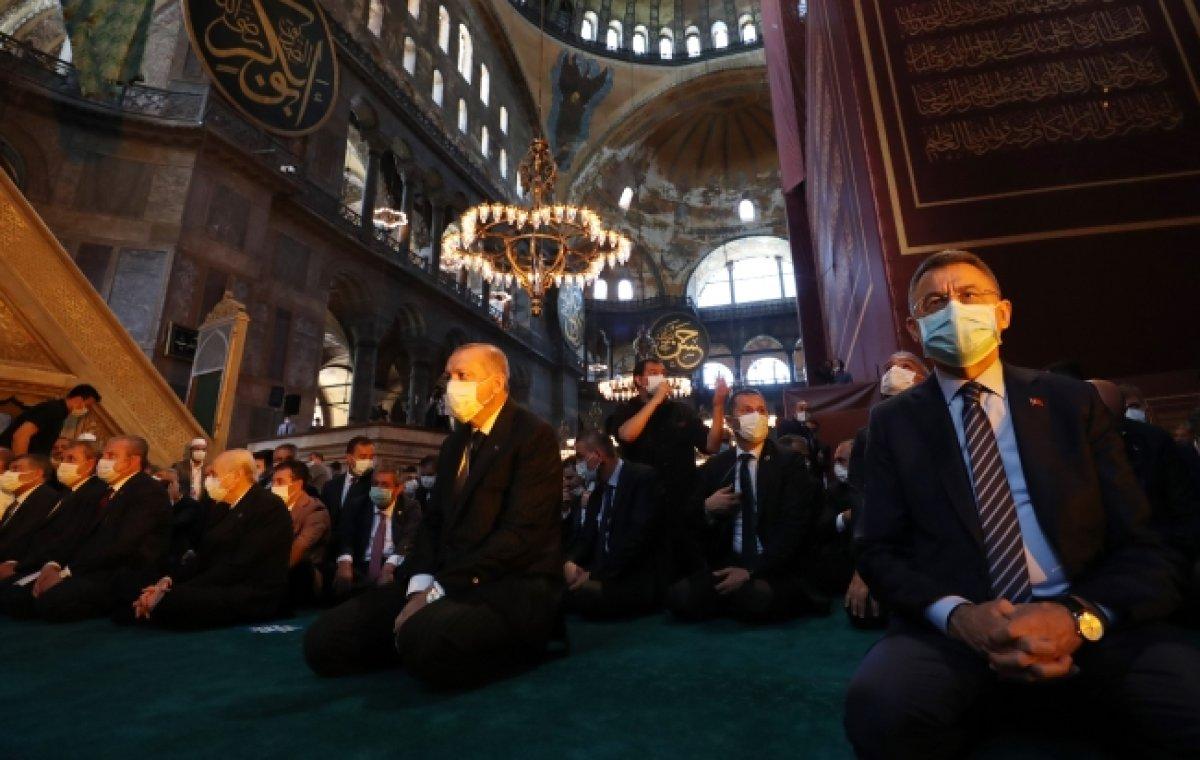 Ayasofya Camii’nin ibadete açılışının ikinci yılı