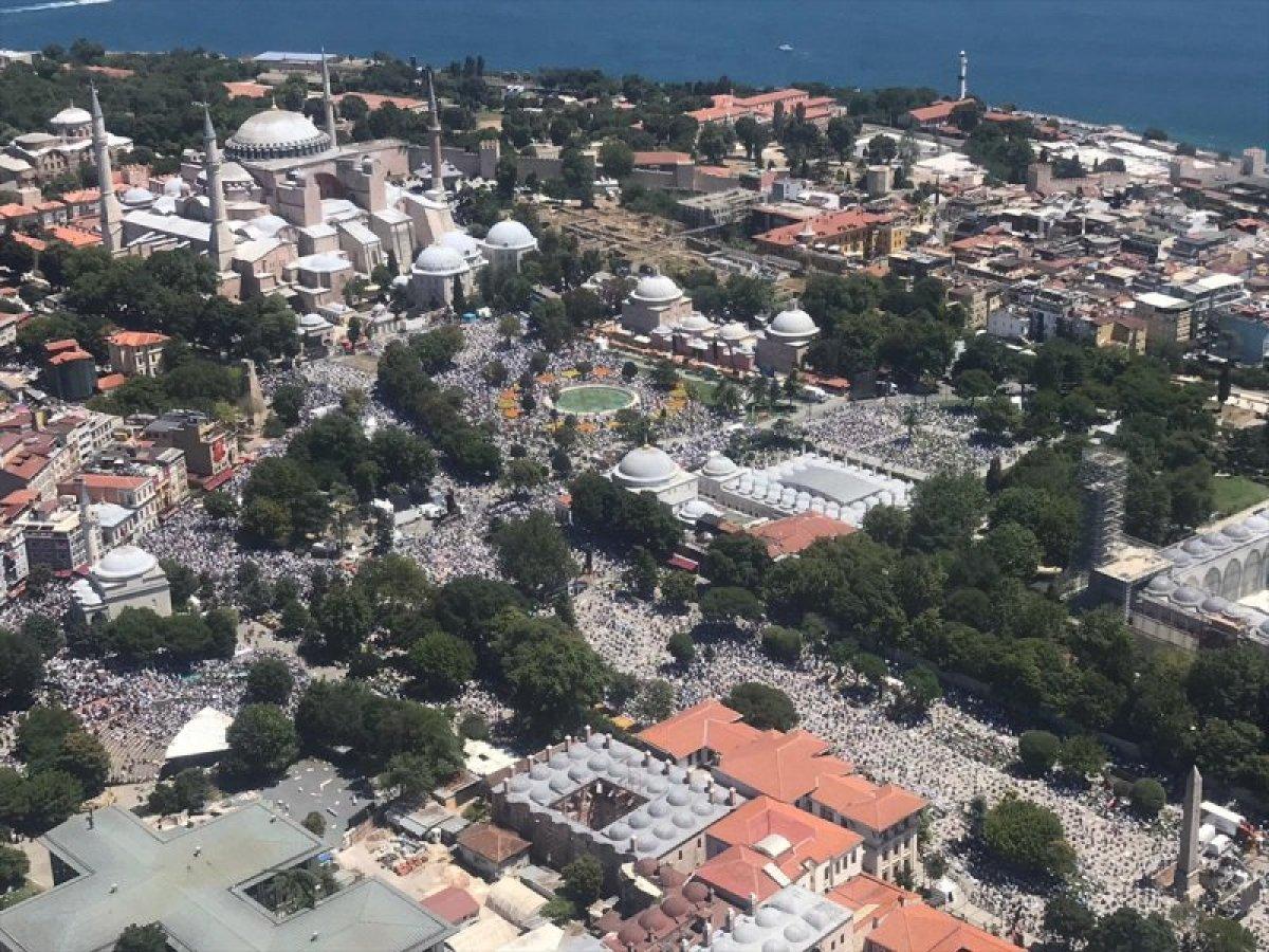 Ayasofya Camii’nin ibadete açılışının ikinci yılı