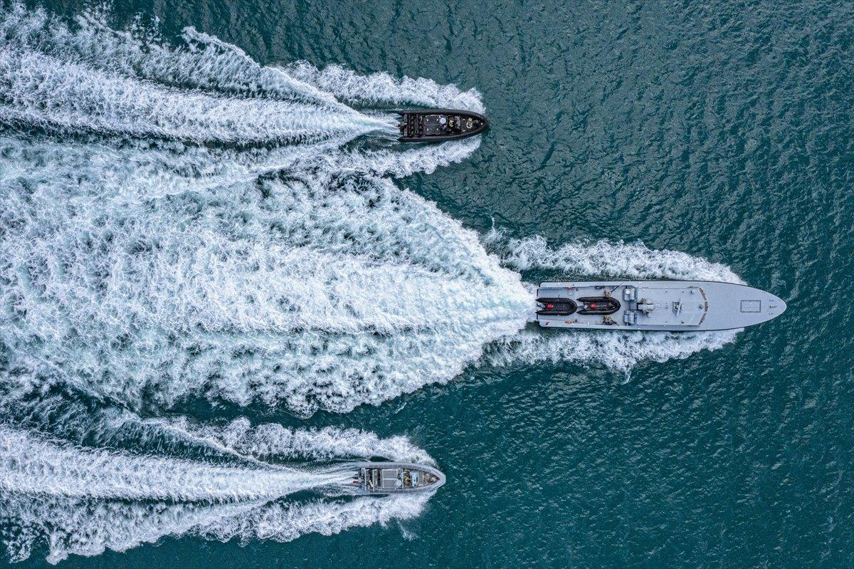 Mavi Vatan'ın korkusuz komandolarının eğitimi görüntülendi