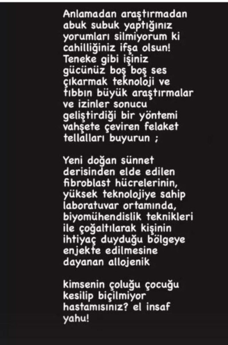 Selen Görgüzel'den 'sünnet derisinden estetik' tepkilerine cevap