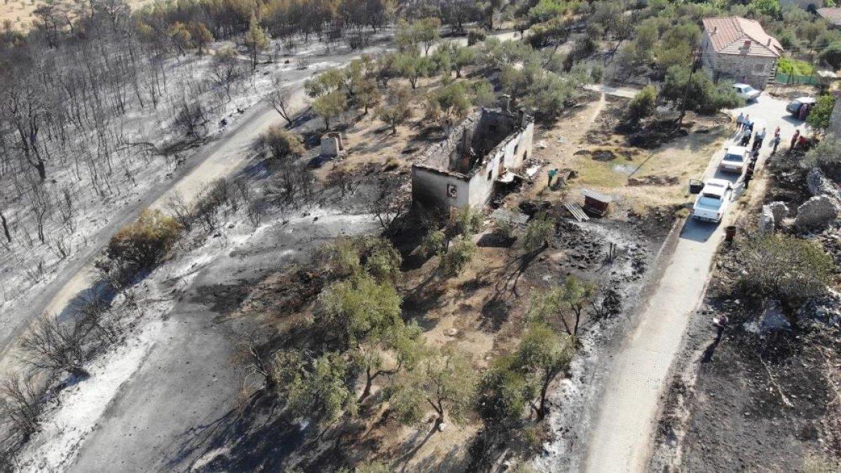 Manisa'daki orman yangını dehşetini gözyaşlarıyla anlattılar