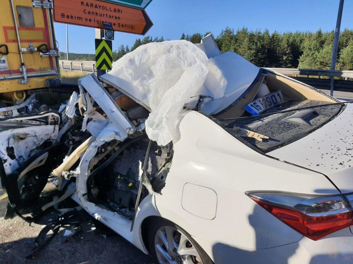 Bolu'daki feci kaza: Anne ve babasından 3 gün sonra can verdi