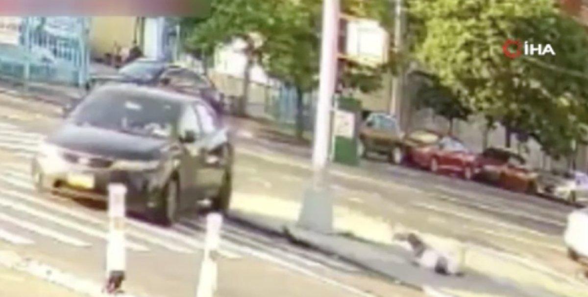 ABD'de araçla çarptıkları adamı soydular