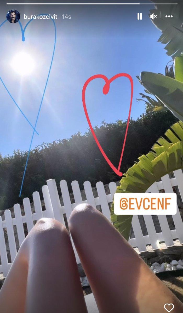 Fahriye Evcen, Rusya'dan dönen Burak Özçivit'le tatilde