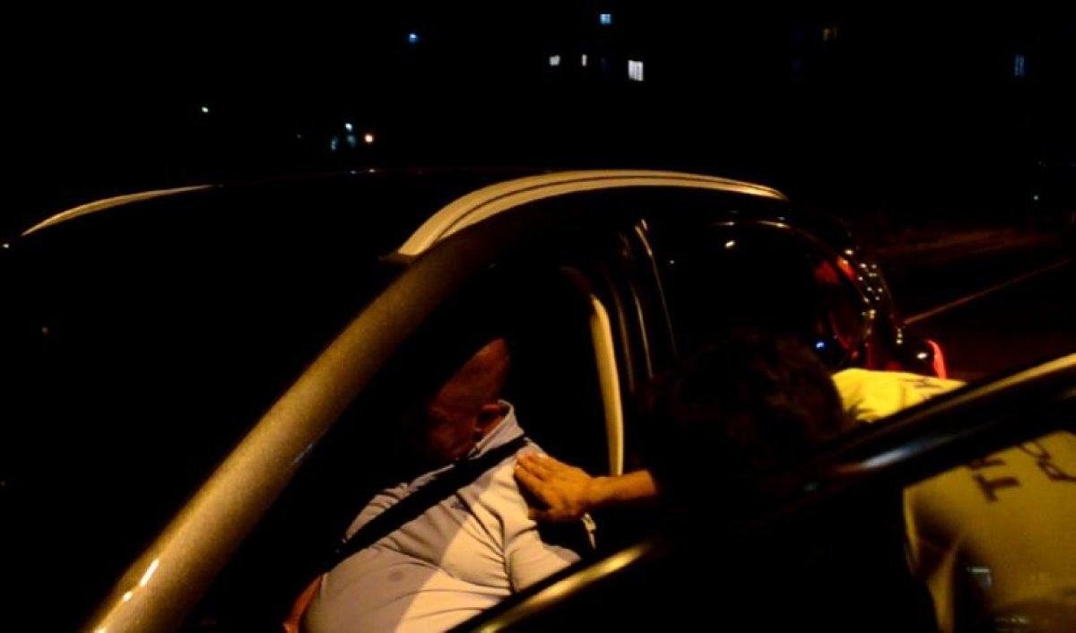 Tekirdağ'da sürücü direksiyon başında sızdı