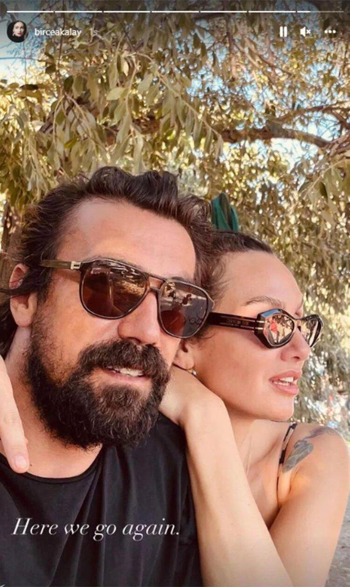 Birce Akalay ile İbrahim Çelikkol yine tatilde