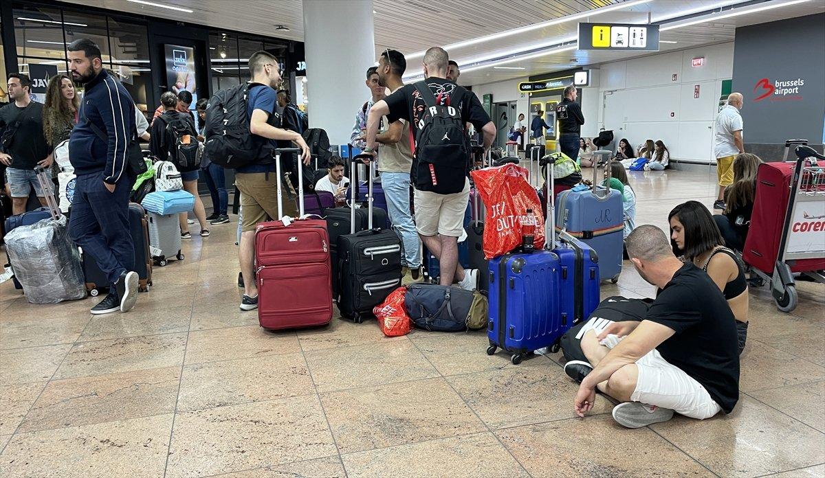 Lufthansa yer personeli grevde: Brüksel Havalimanı'nda yoğunluk oluştu