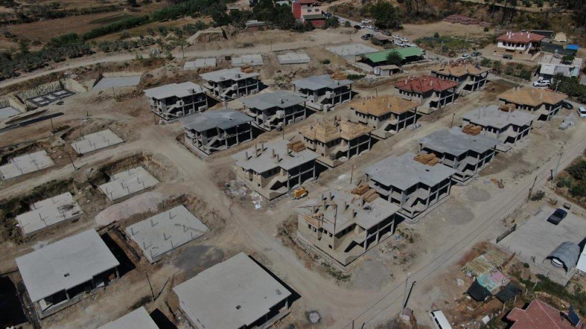 Manavgat yangınında zarar gören yapılarda sona doğru