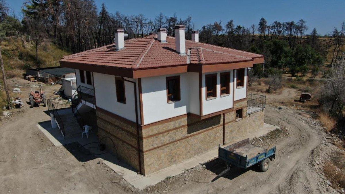 Manavgat yangınında zarar gören yapılarda sona doğru