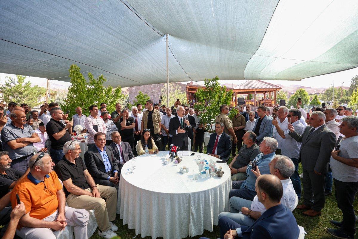 Kemal Kılıçdaroğlu Ağrı'da