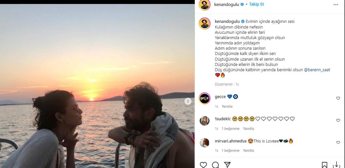 Kenan Doğulu’dan romantik evlilik yıl dönümü paylaşımı