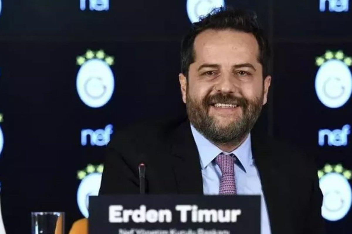Erden Timur'dan transfer açıklaması