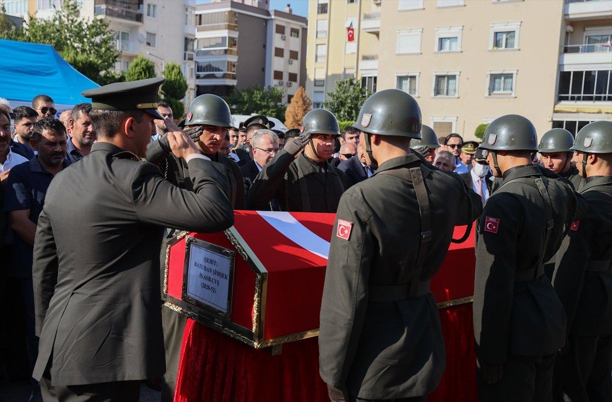 İzmir'de Şehit Astsubay Batuhan Şimşek'e veda