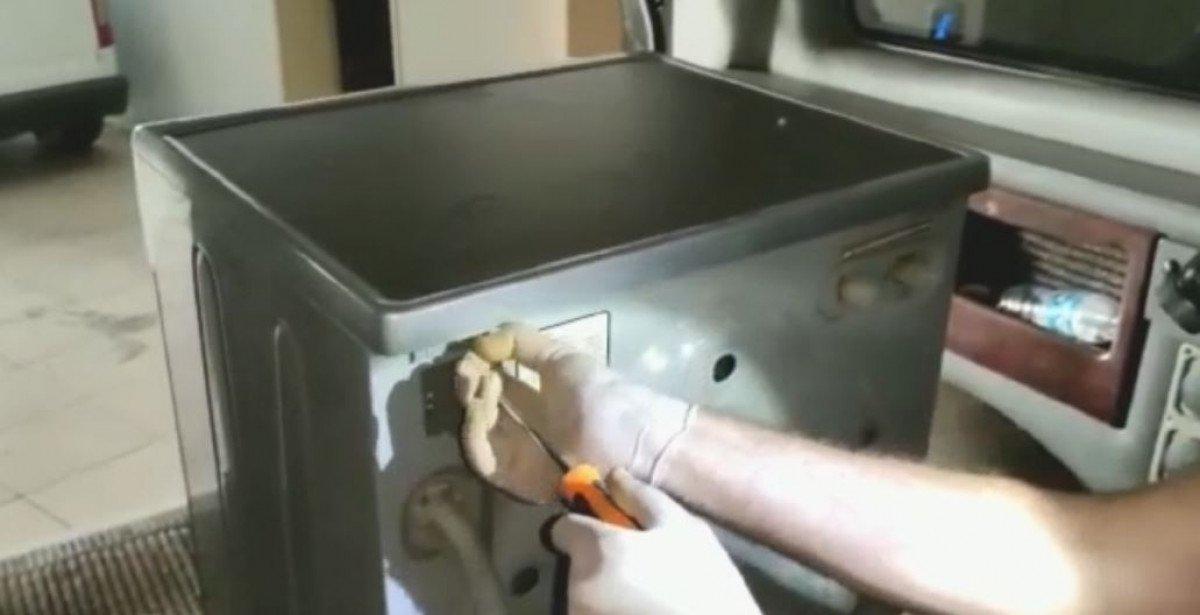 Trabzon’da çamaşır makinesinden 1 milyon liralık uyuşturucu çıktı