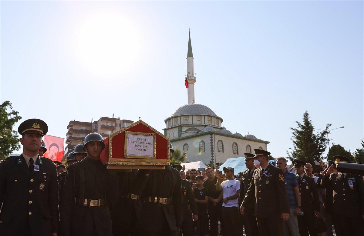 İzmir'de Şehit Astsubay Batuhan Şimşek'e veda