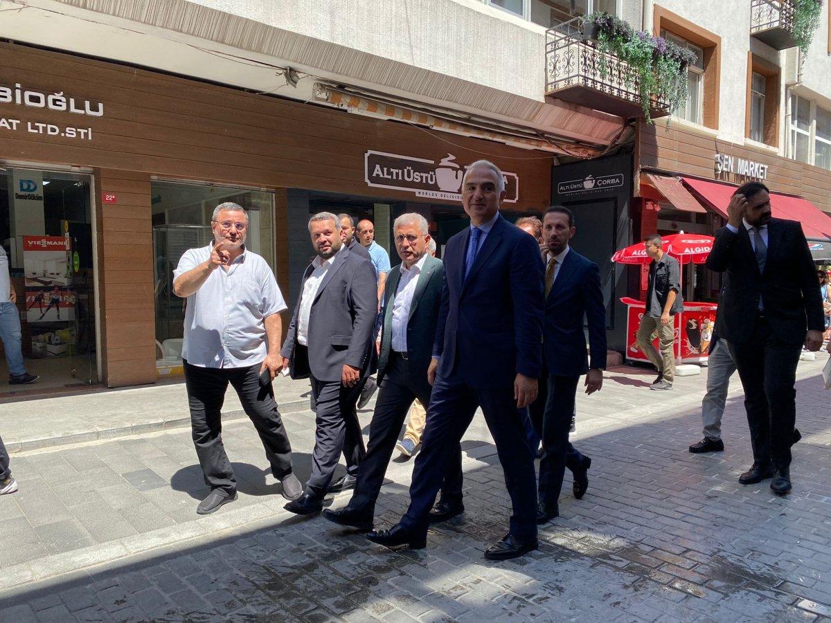 Mehmet Nuri Ersoy, Üsküdar'ı ziyaret etti